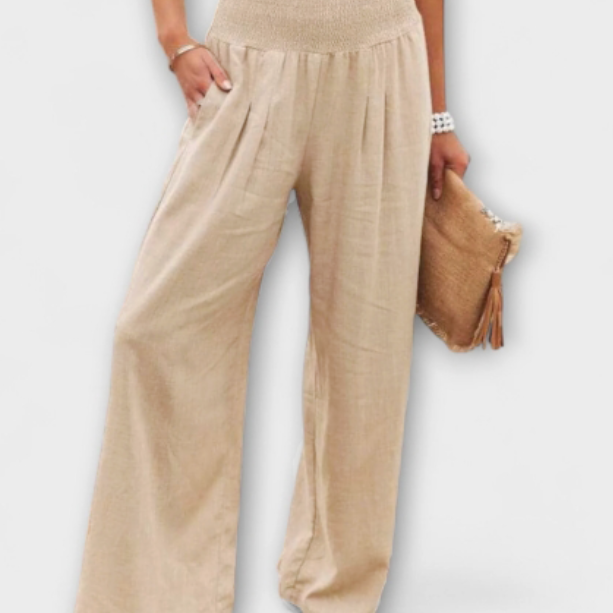 Thearya - Loose and Casual Linen Pants