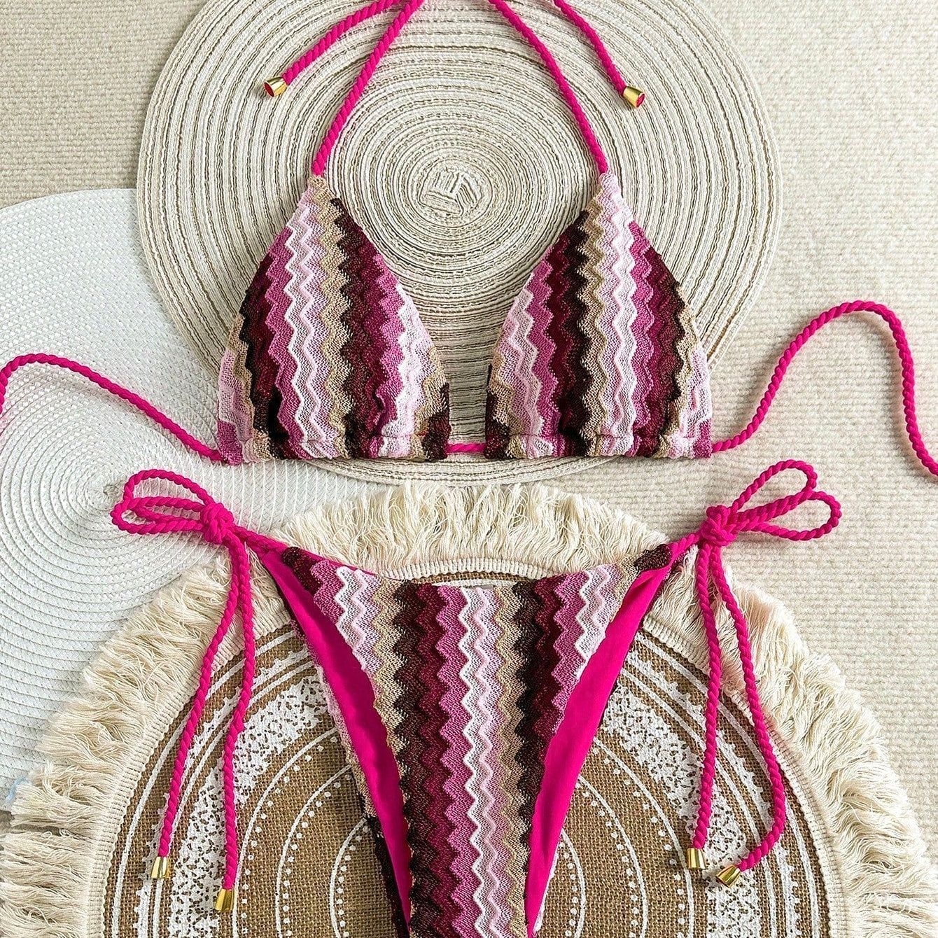 Grace | Crochet Look Triangle Bikini