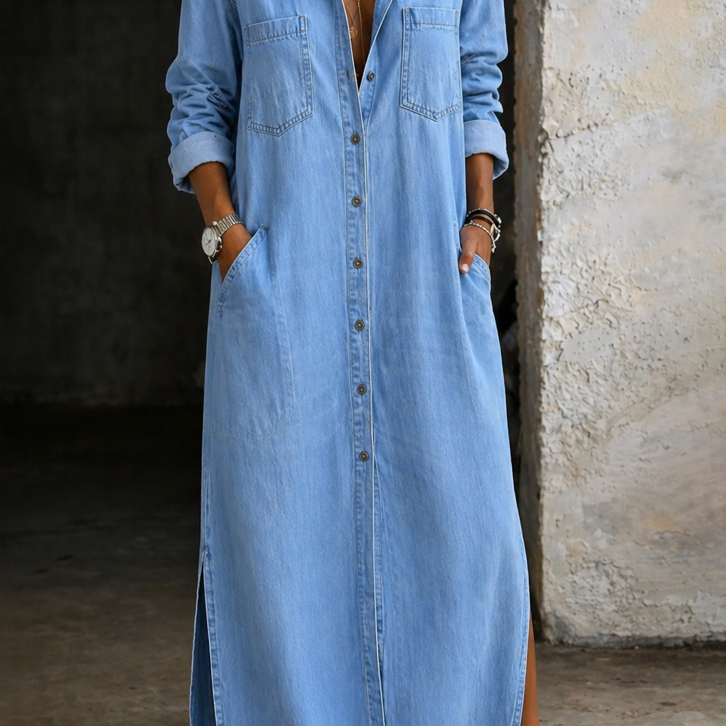 Delana | Button Down Dress