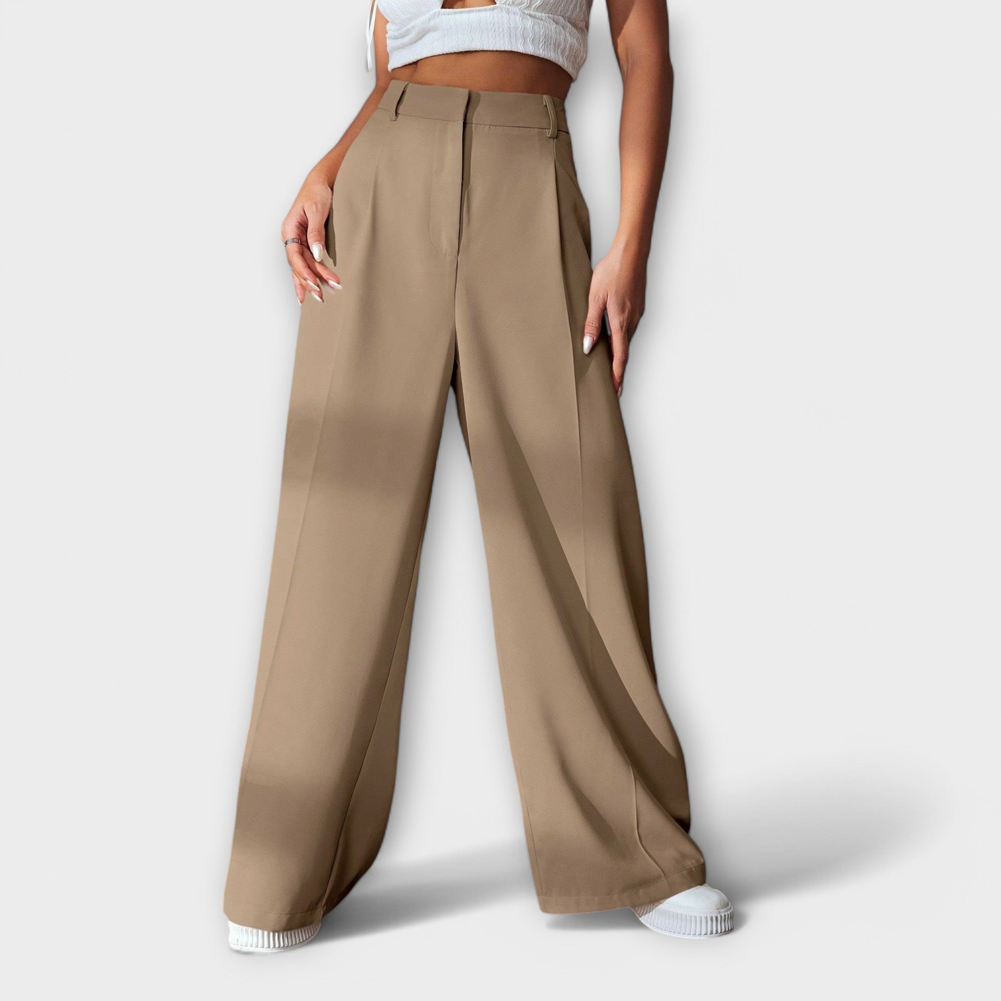 Wide Leg Women's Pants | High Waist