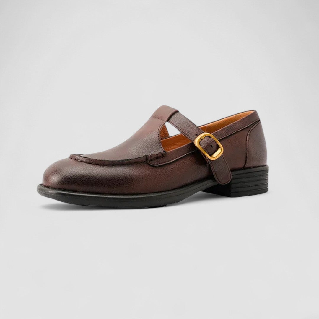 Avery - Mary Jane Orthopedic Shoes with Square Toe