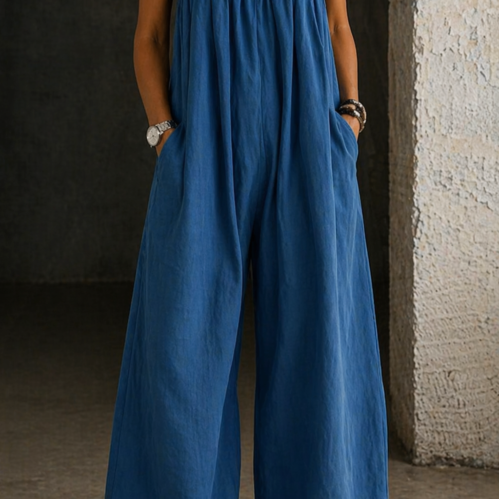 Madison | Denim Wide-Leg Jumpsuit