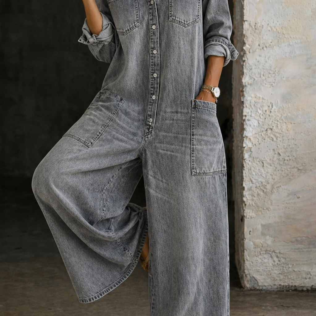 Vivienne | Casual Denim Jumpsuit