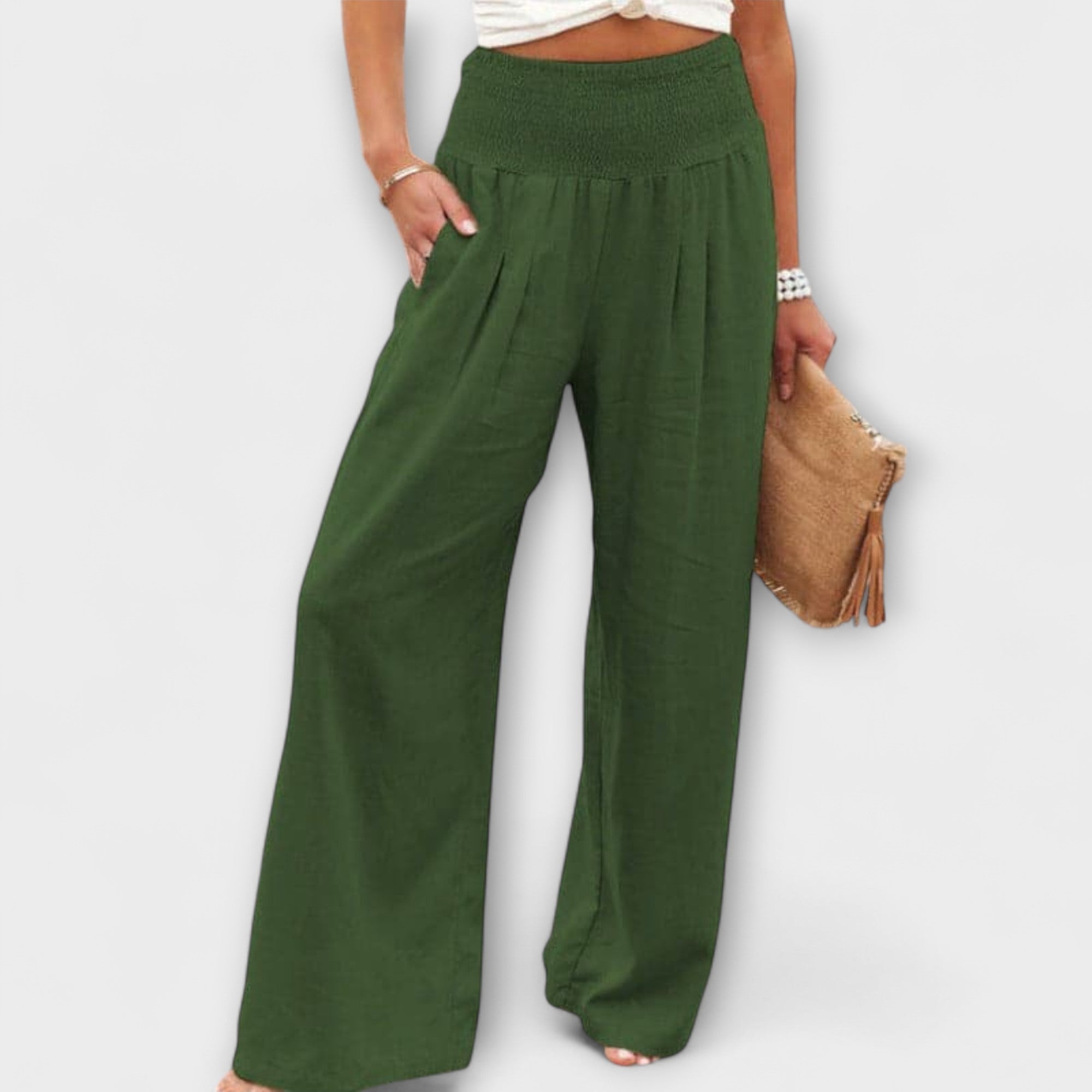 Thearya - Loose and Casual Linen Pants