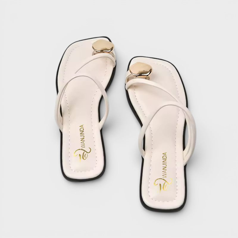 Flat Fine Point Sandals for Women