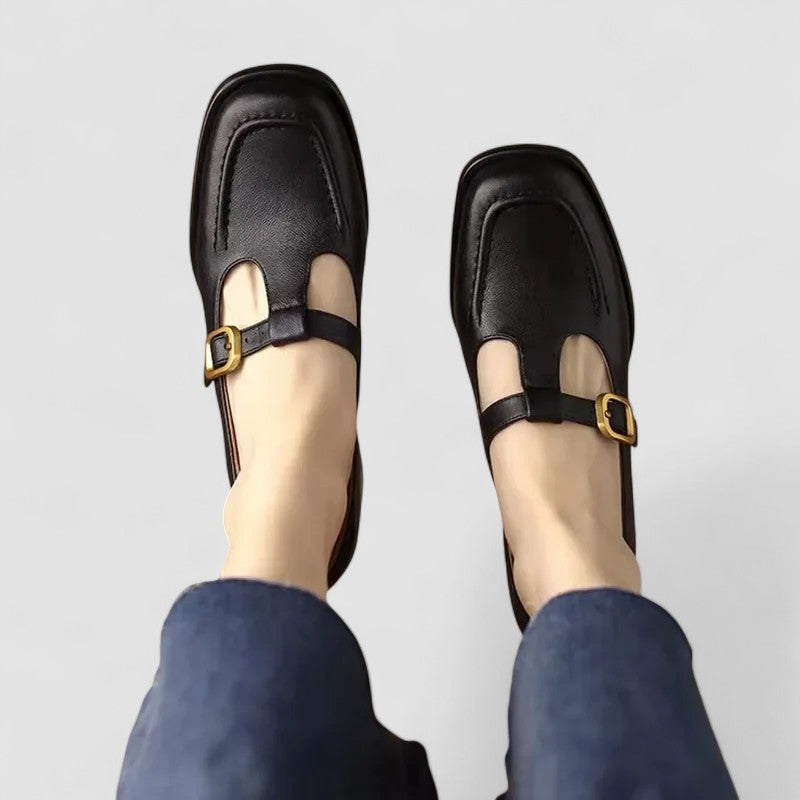 Elizabeth - Orthopedic Mary Jane T-Strap Shoes