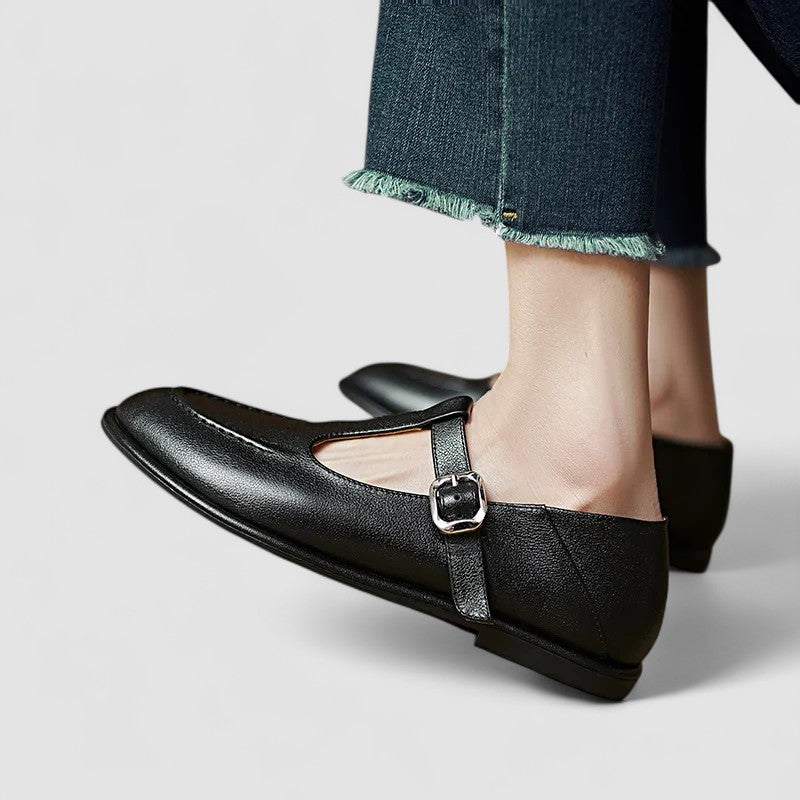 Camila – Mary Jane Orthopedic Shoes with Low Heel