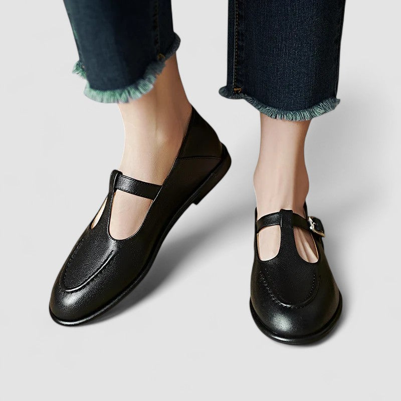 Camila – Mary Jane Orthopedic Shoes with Low Heel