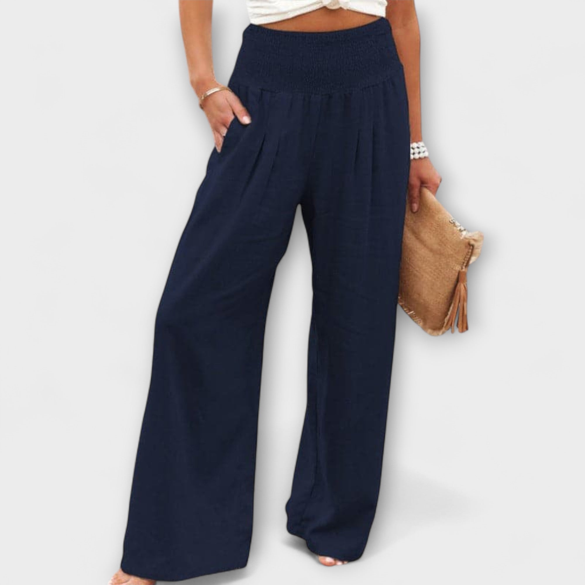 Thearya - Loose and Casual Linen Pants
