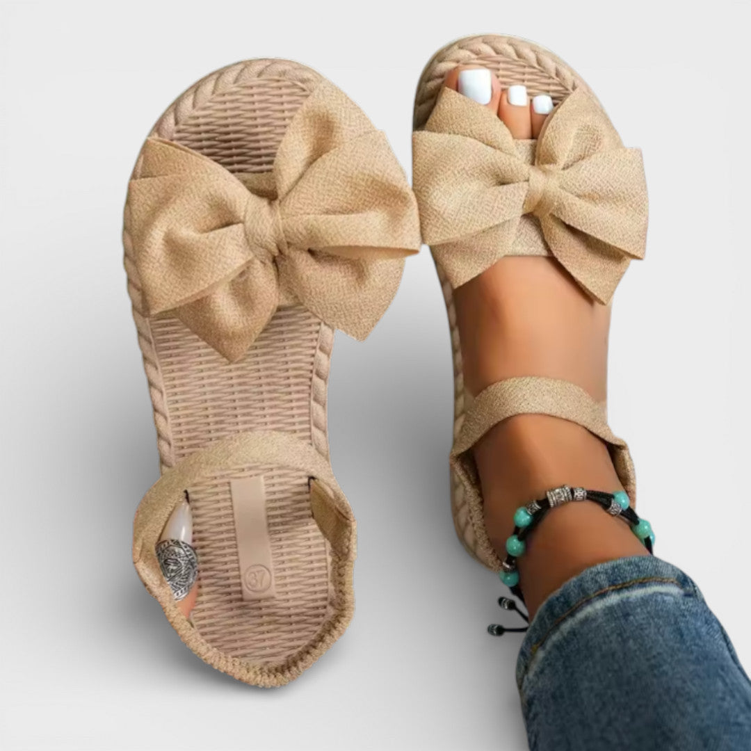 Women's Flat Bow Sandals