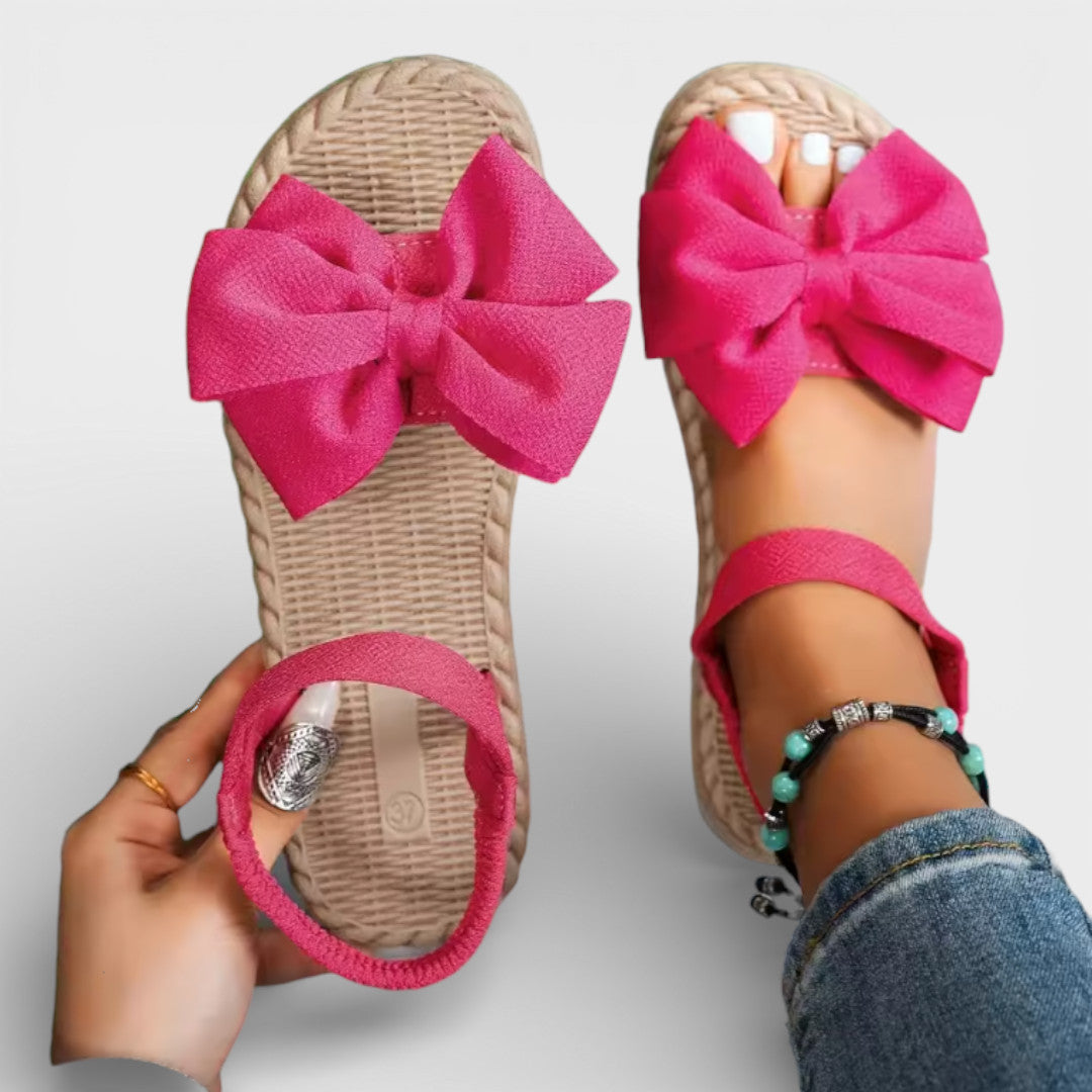 Flat Bow Sandals for Women