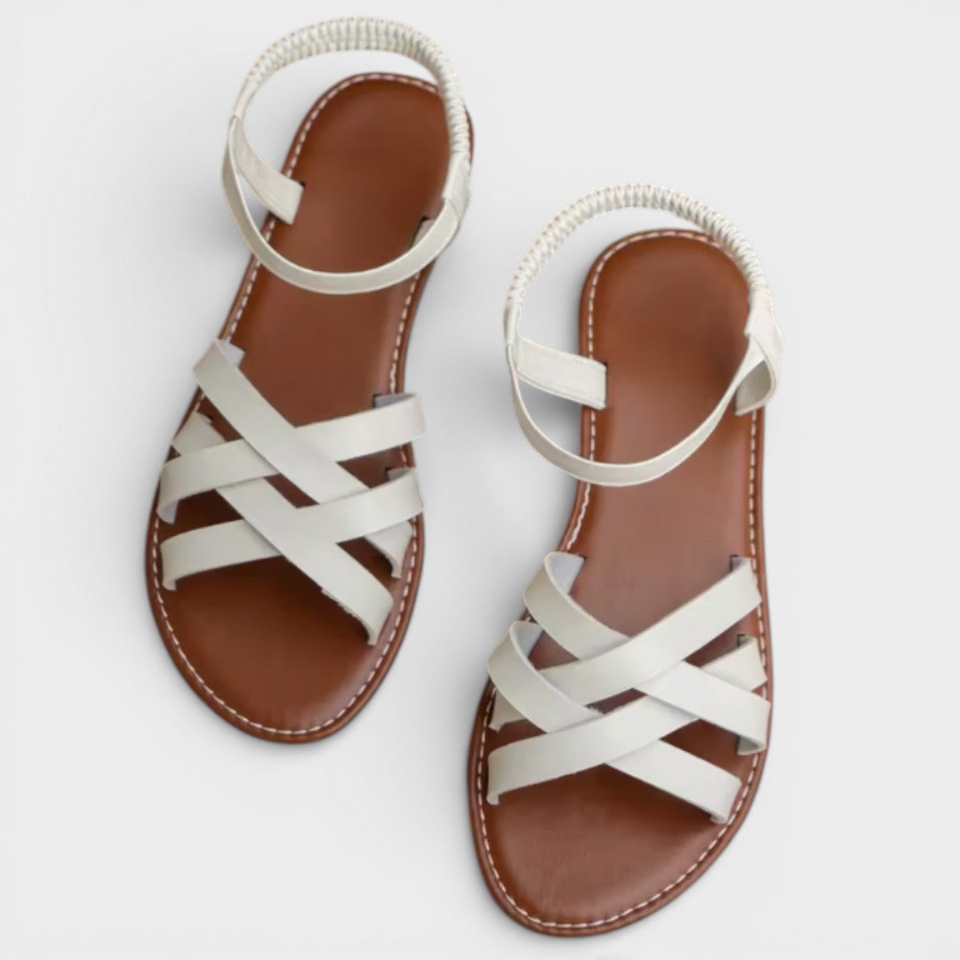Women's Flat Sandals Roman Straps