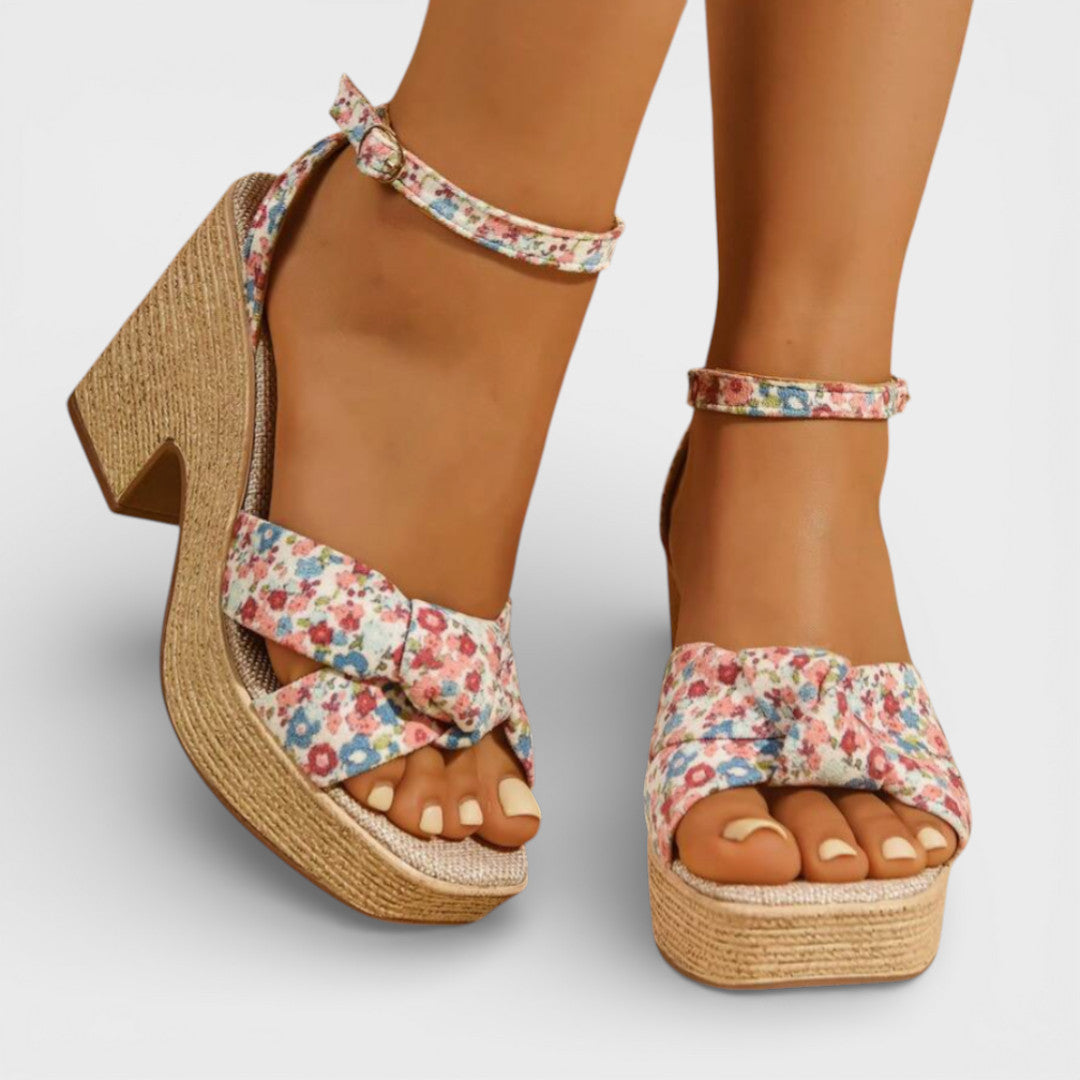 Boho Wedge Sandals for Women