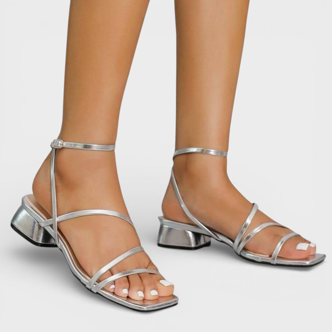 Elegant Women's Chunky Heel Sandals