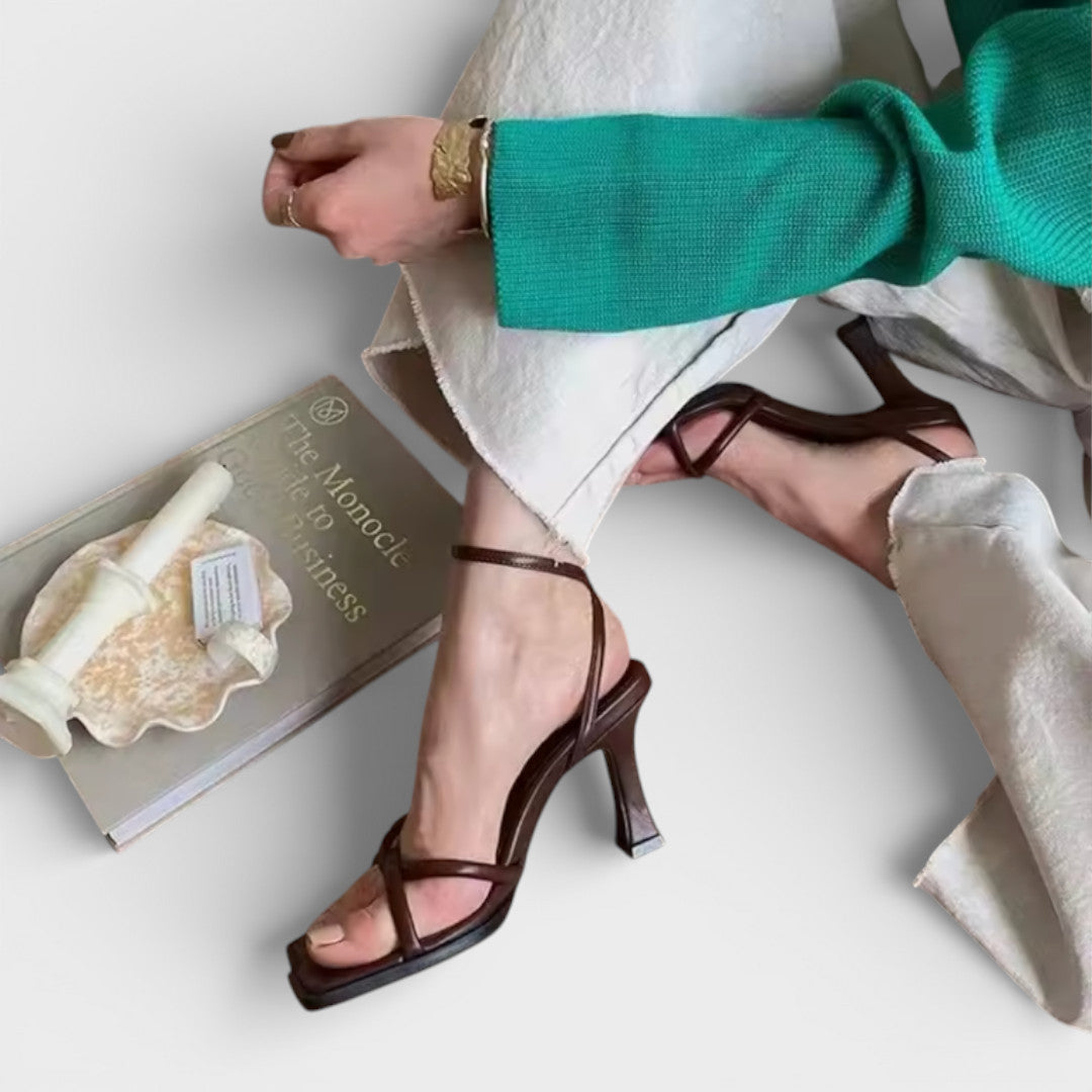 Square Heel Sandals for Women