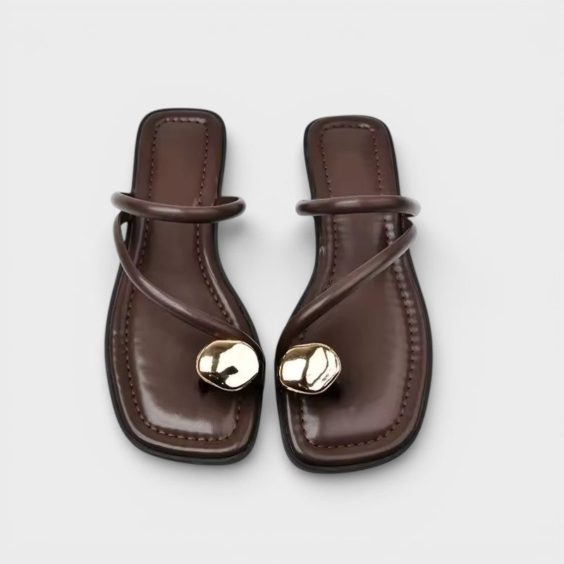Flat Fine Point Sandals for Women