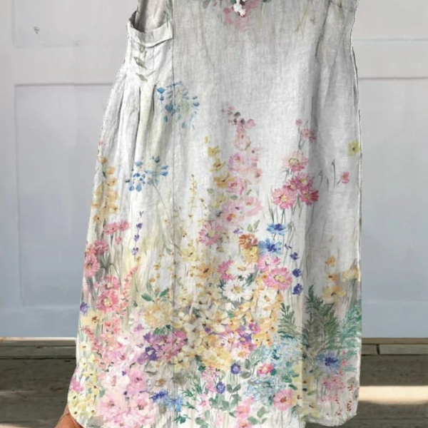 Light Printed Skirt