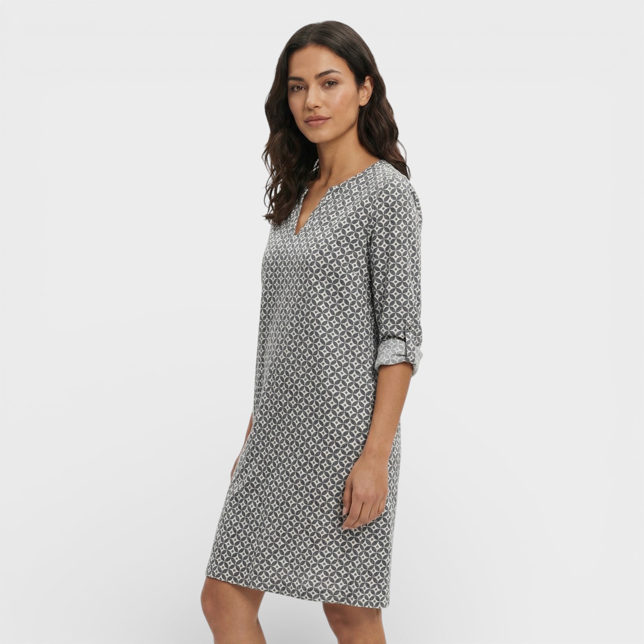 Vintage Mini Dress 3/4 Sleeve