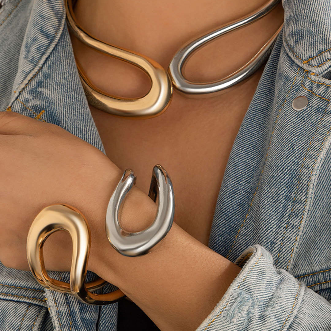 Cut Asymmetrical Bracelet