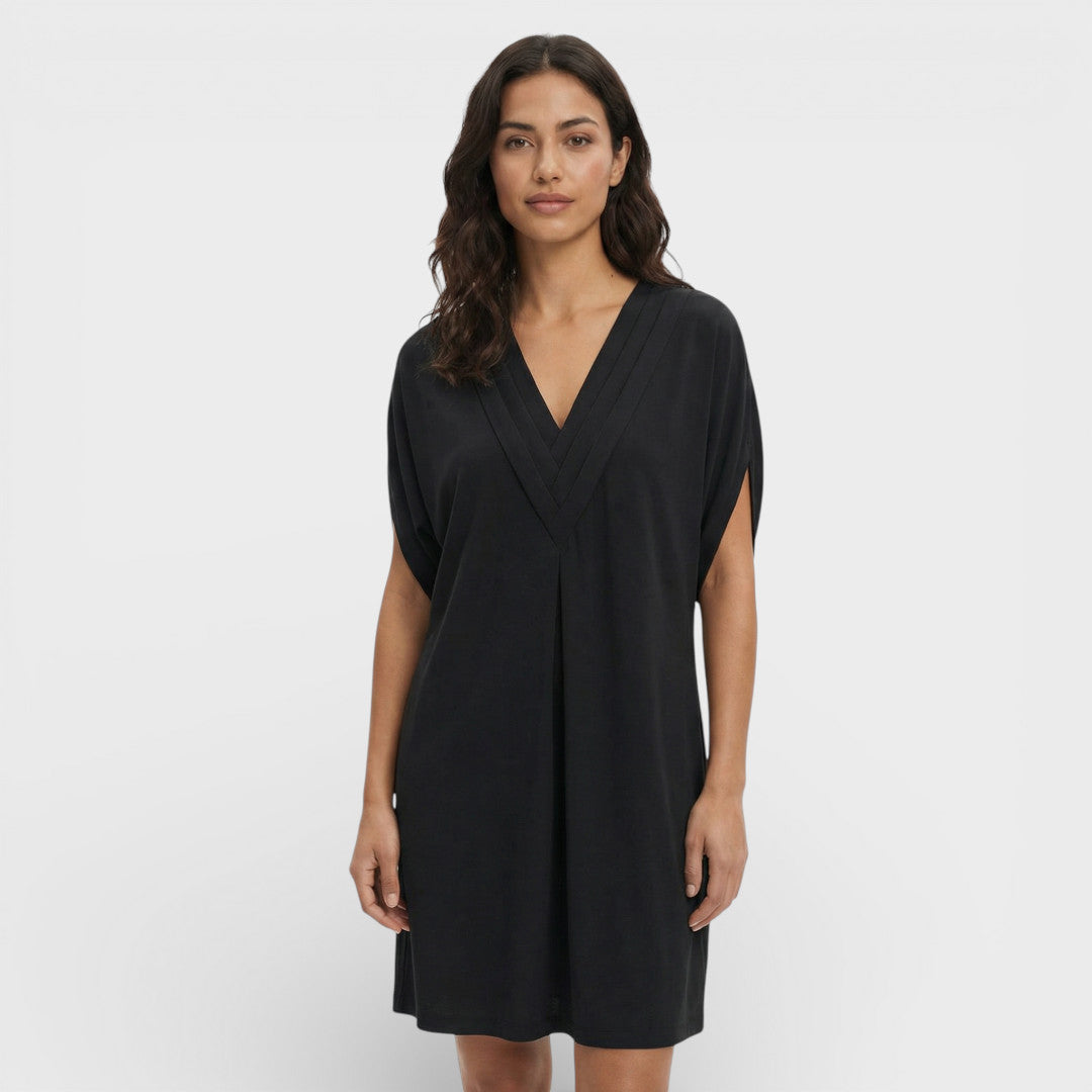Elegant Dress with Open Sleeves for Women