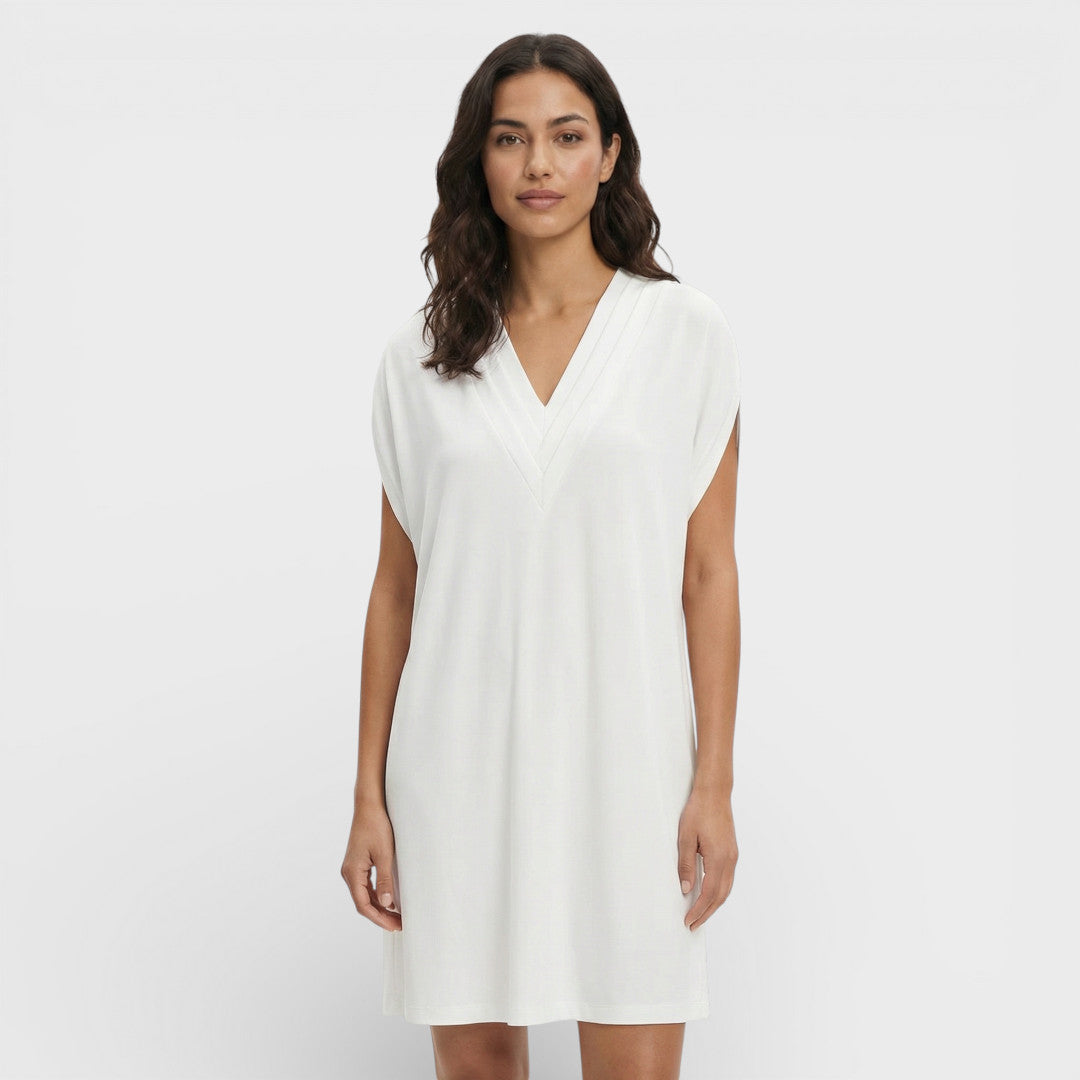 Elegant Dress with Open Sleeves for Women