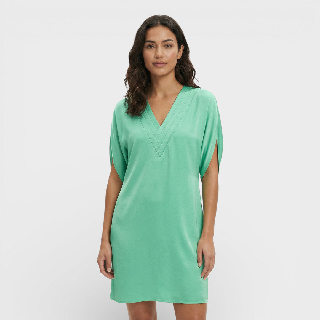 Elegant Dress with Open Sleeves for Women