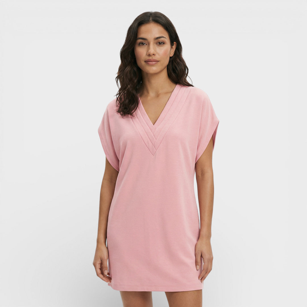 Elegant Dress with Open Sleeves for Women