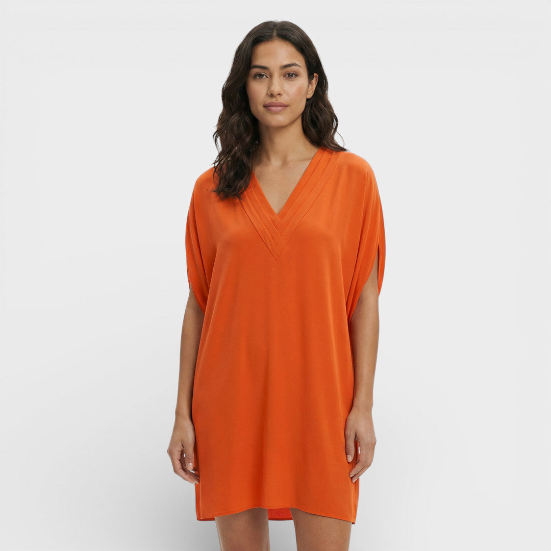 Elegant Dress with Open Sleeves for Women