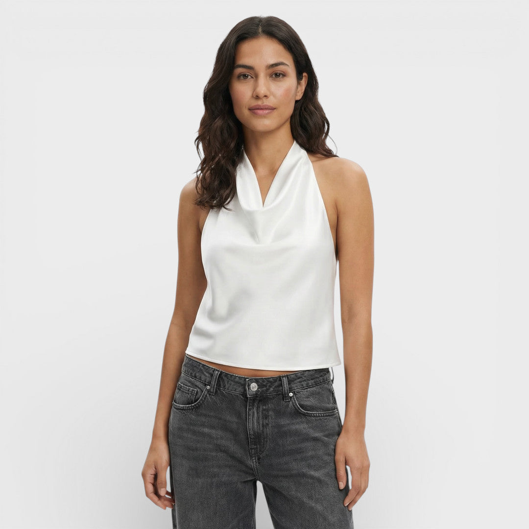 Top Halter Woman Backless