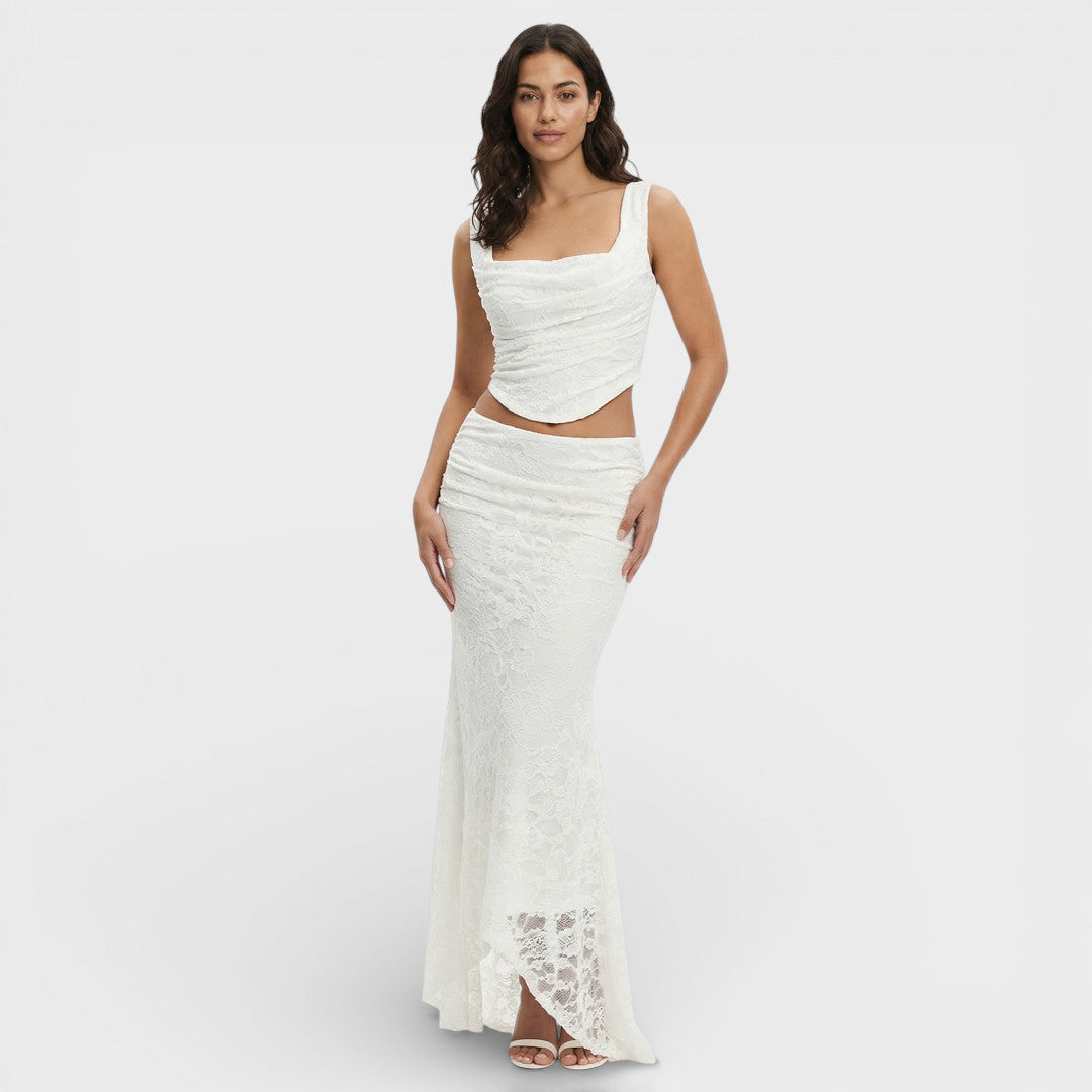 Women's Guest Set Top Skirt