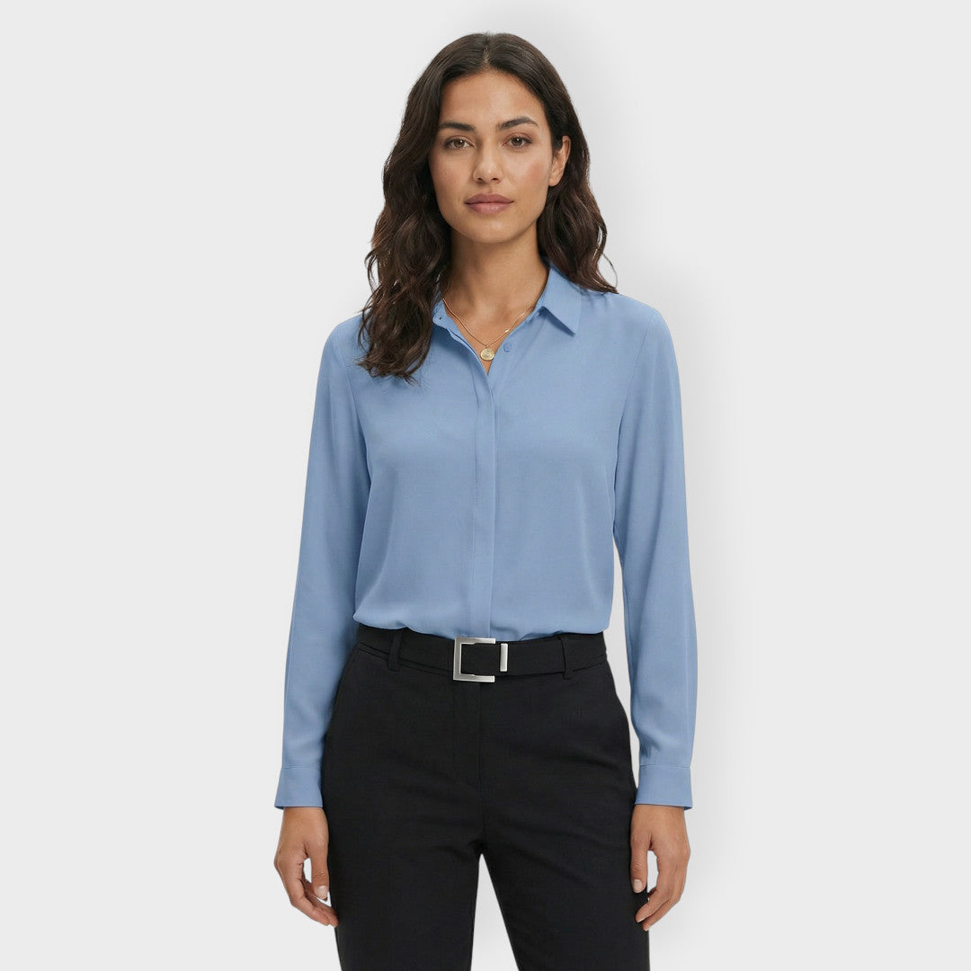 Elegant White Shirt for Women at Work