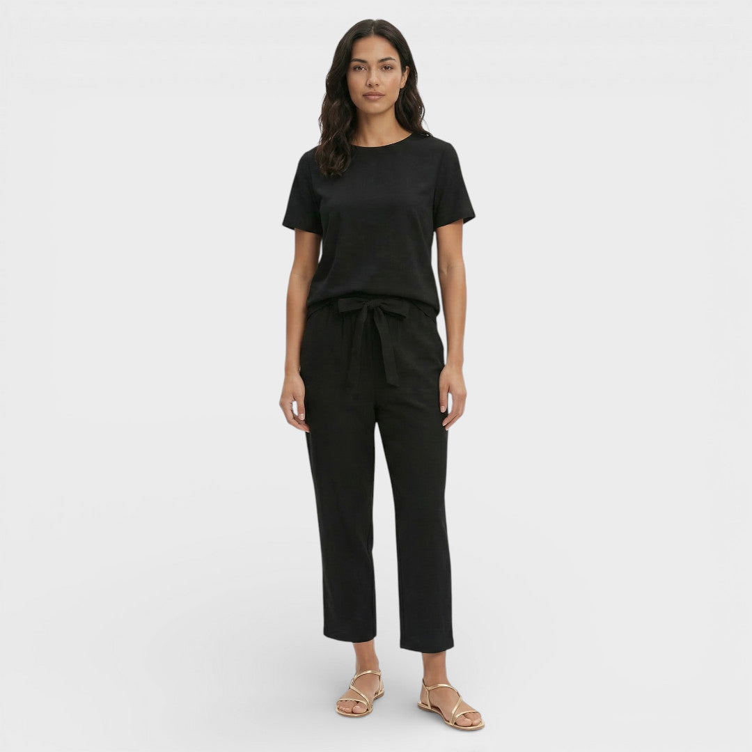 Women’s Set Top Pants with Bow