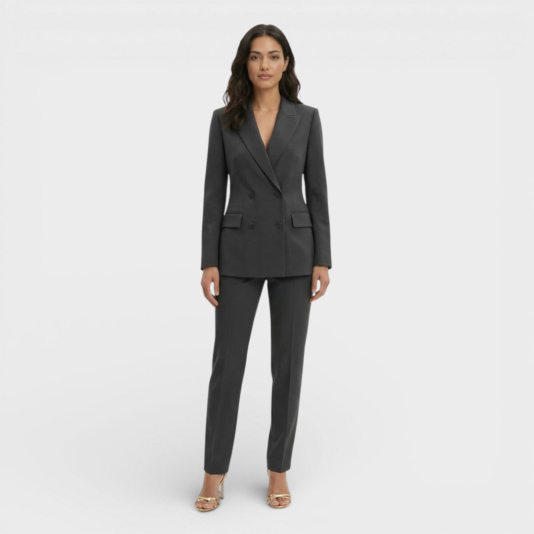 Elegant Stretch Suit Set for Women