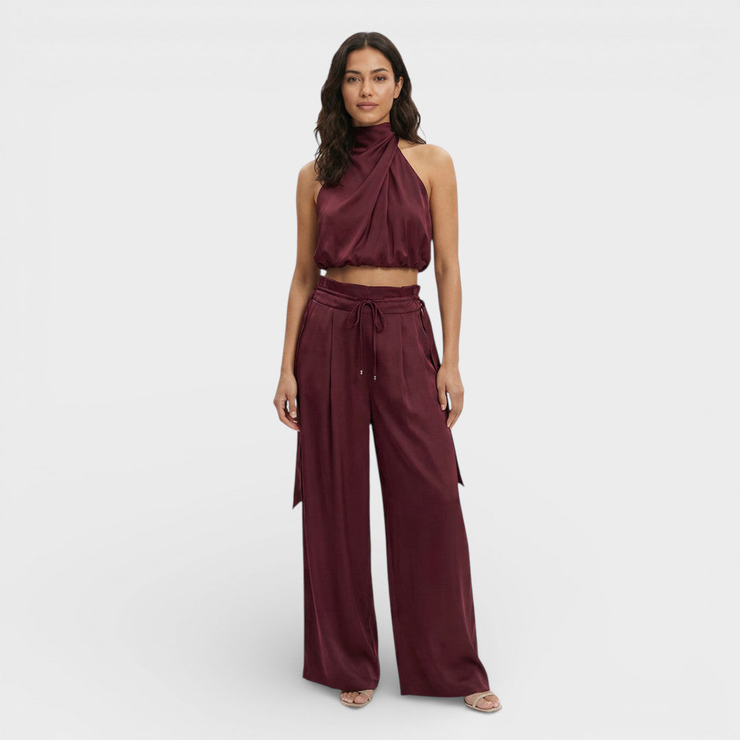 Long Jumpsuit Women Wide Pants