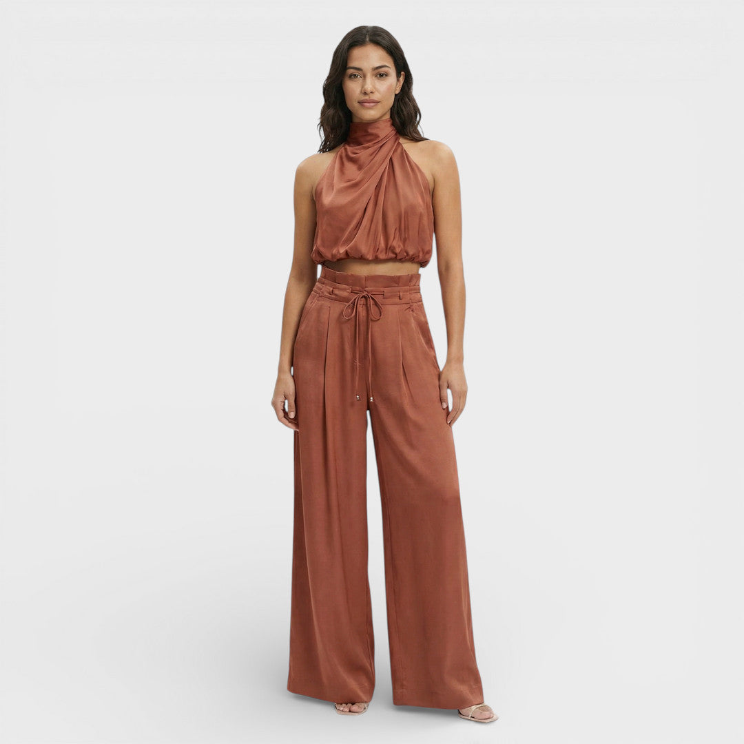 Long Jumpsuit Women Wide Pants