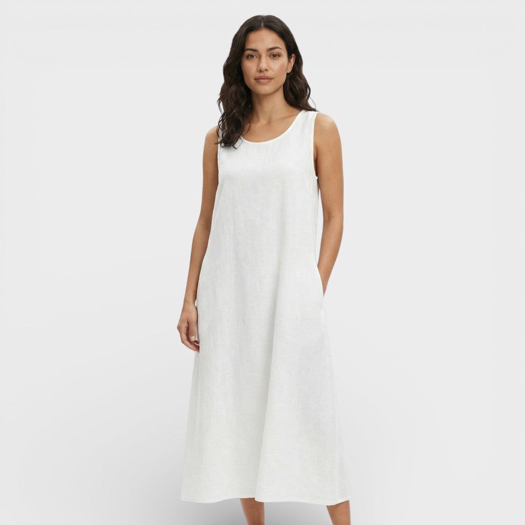 Lightweight Women's Solid Color Dress