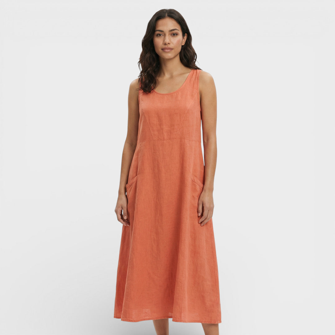 Lightweight Women's Solid Color Dress