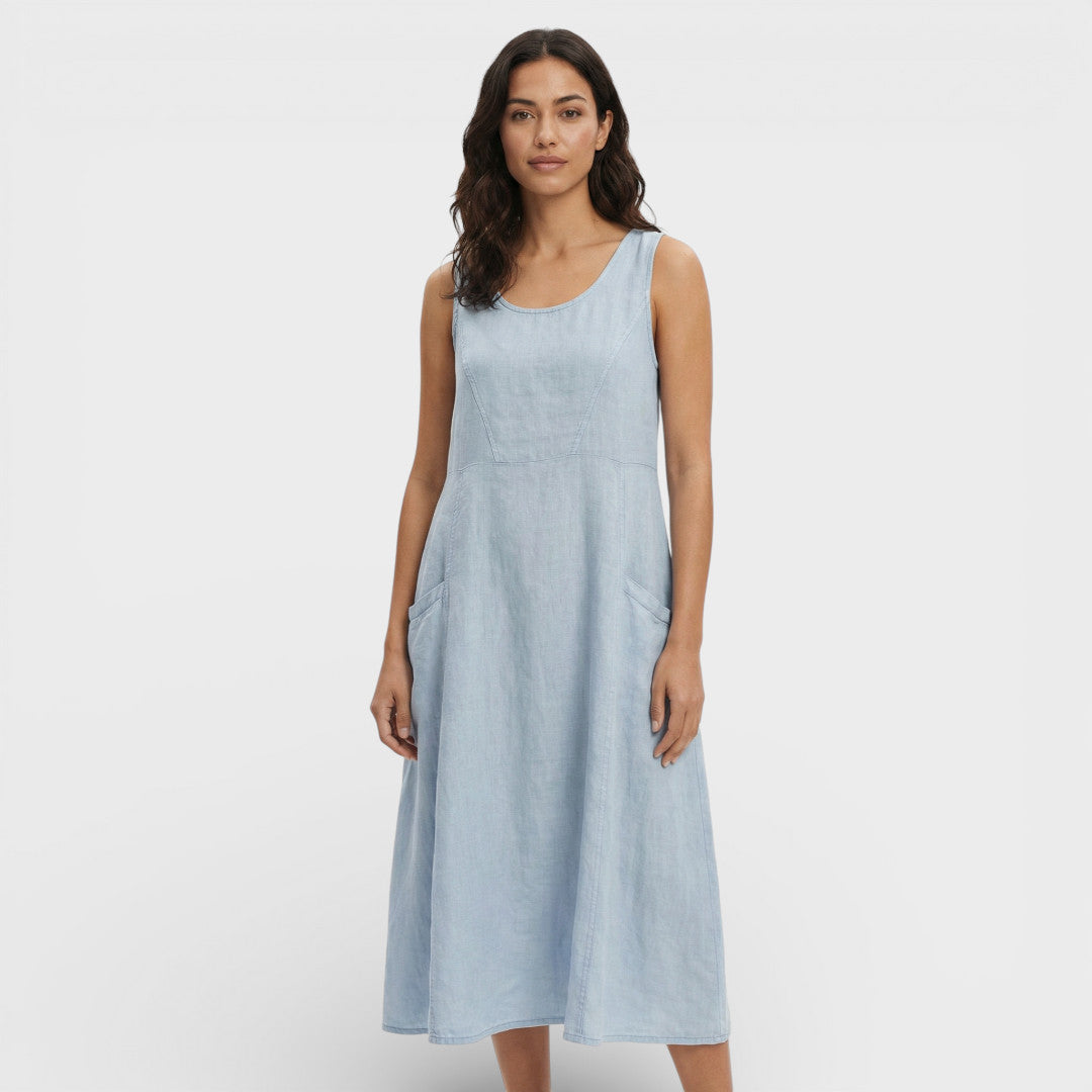Lightweight Women's Solid Color Dress