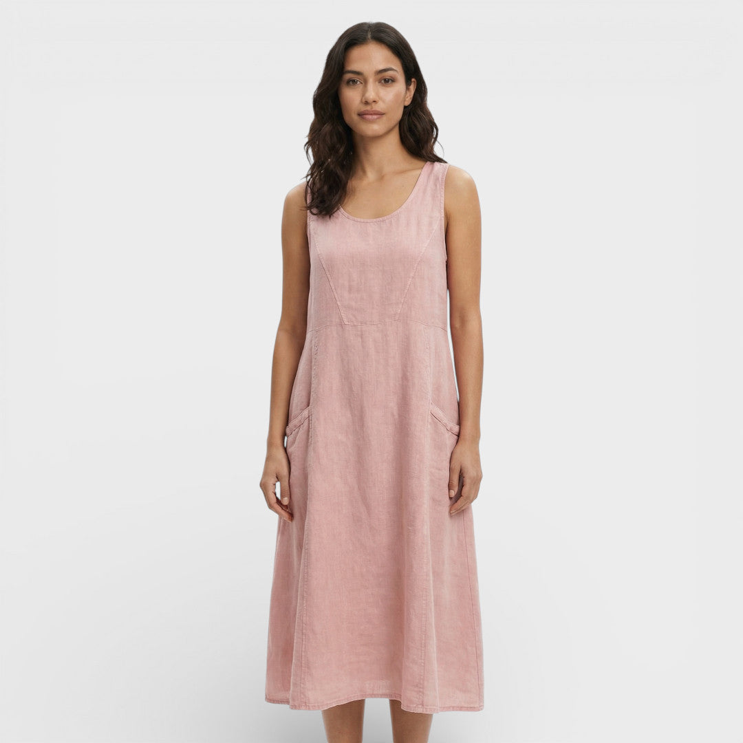 Lightweight Women's Solid Color Dress