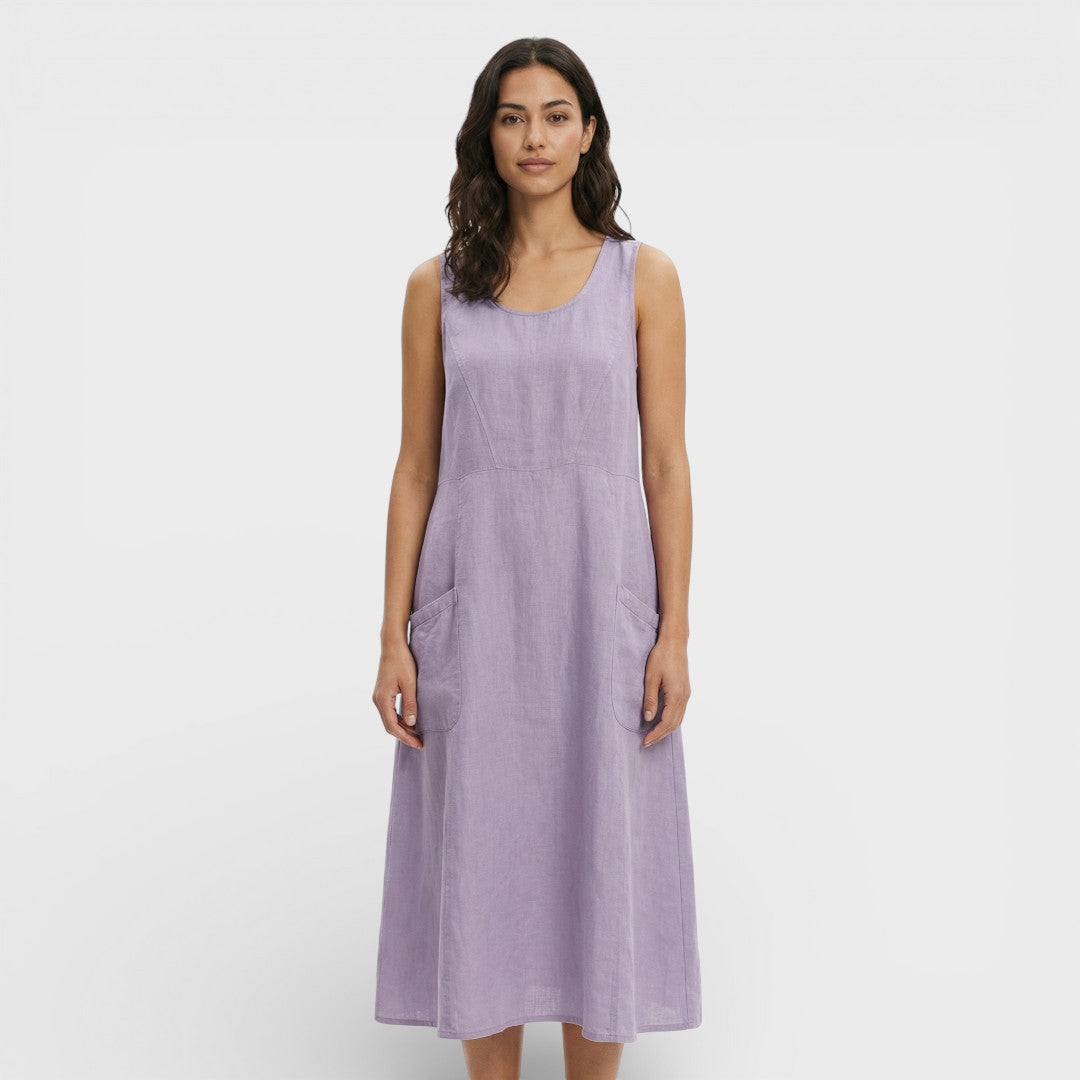 Lightweight Women's Solid Color Dress