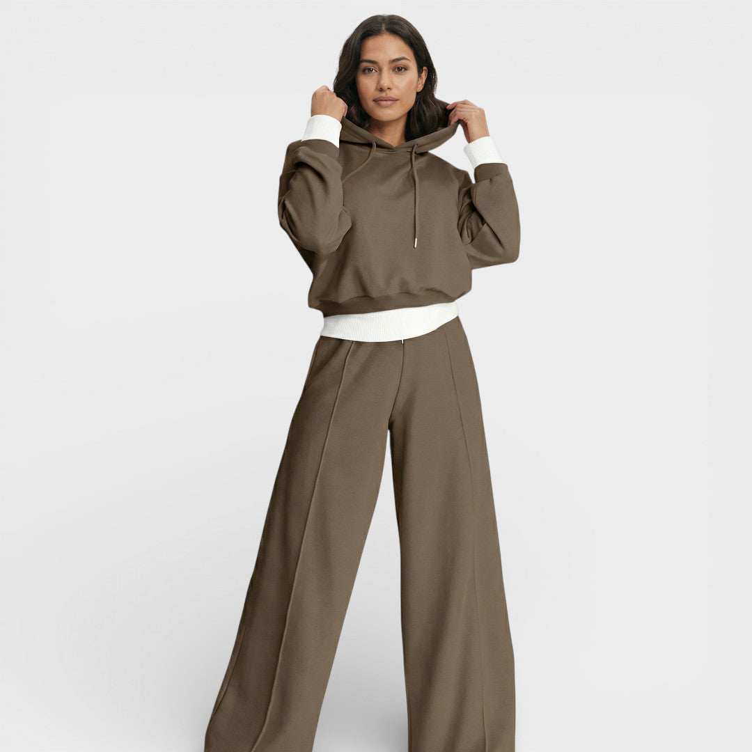 Oversized Women's Tracksuit Wide Leg Pants
