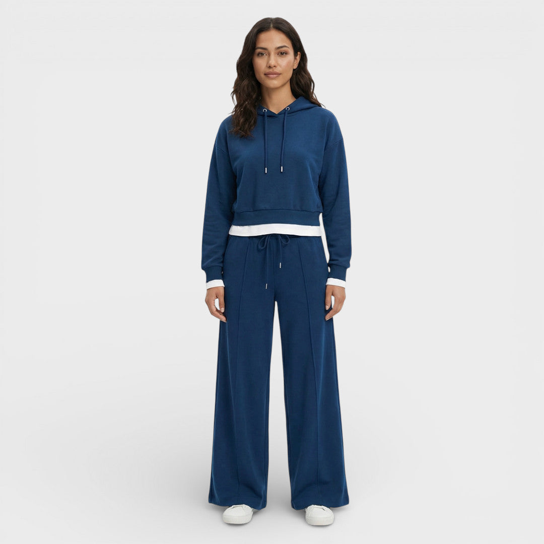 Oversized Women's Tracksuit Wide Leg Pants