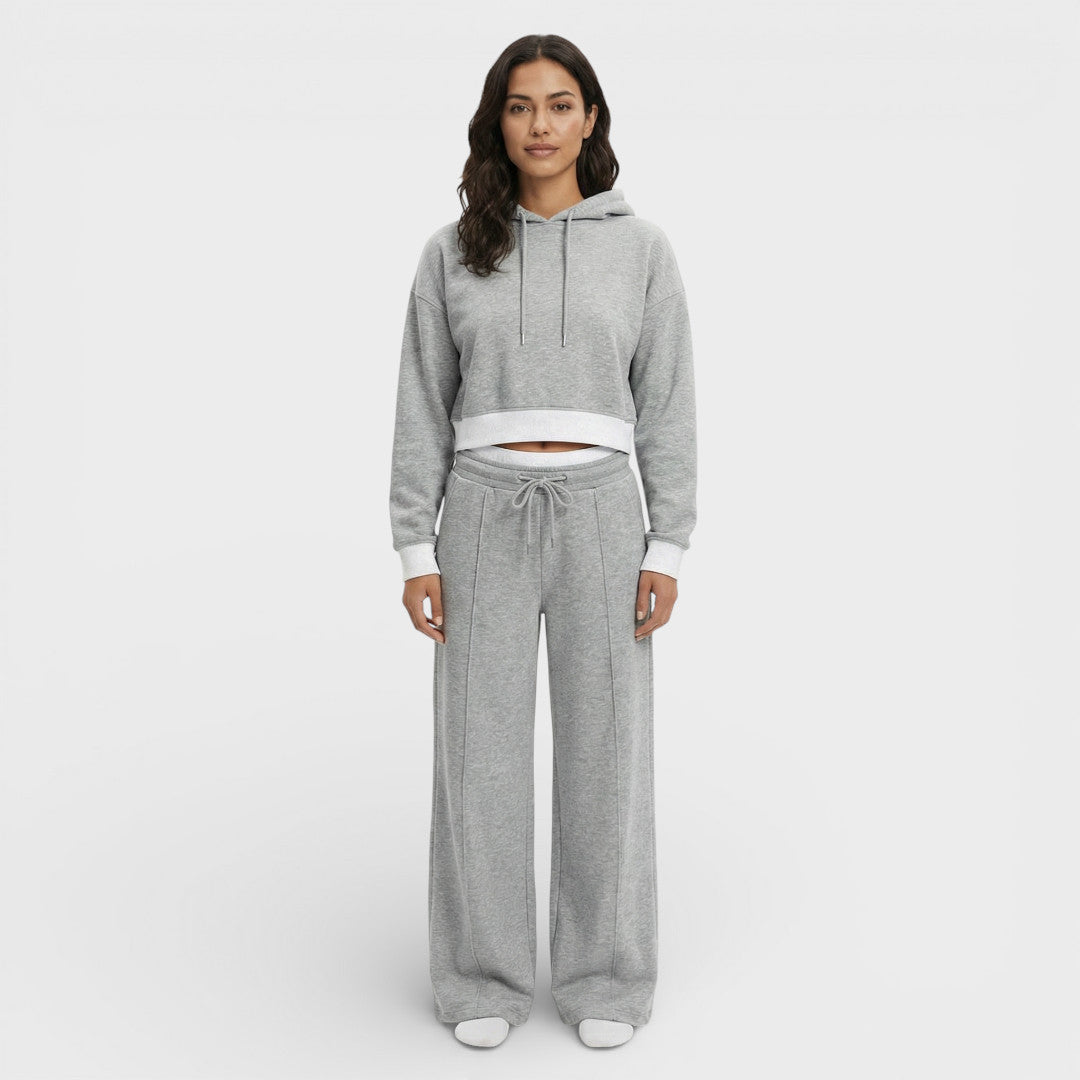 Oversized Women's Tracksuit Wide Leg Pants