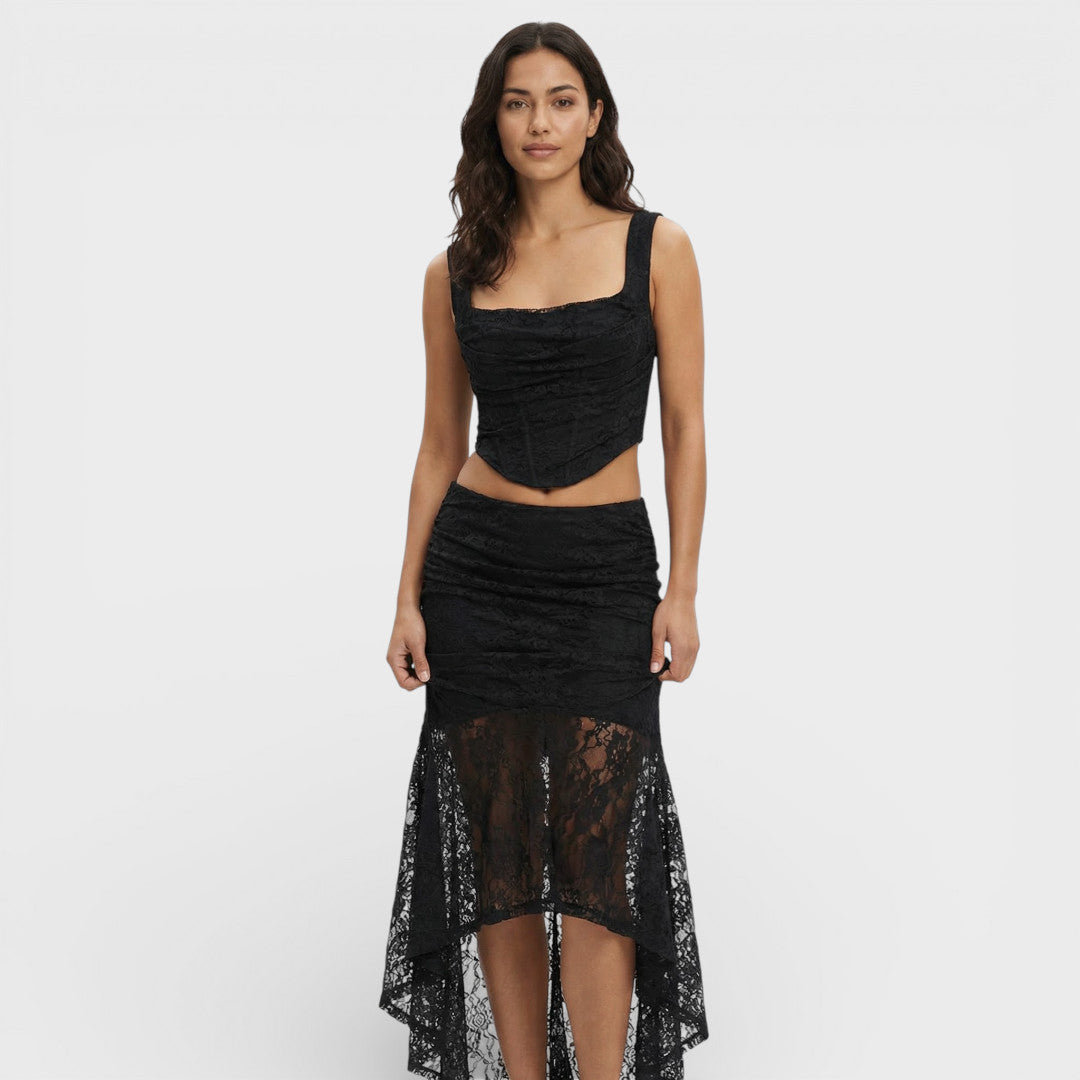 Women's Guest Set Top Skirt