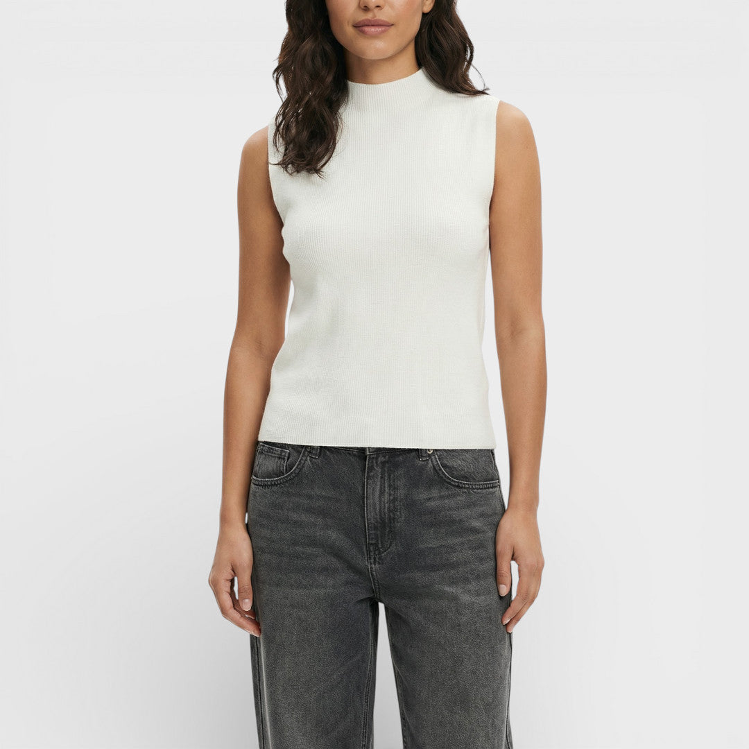 High Neck Women's Knit Vest