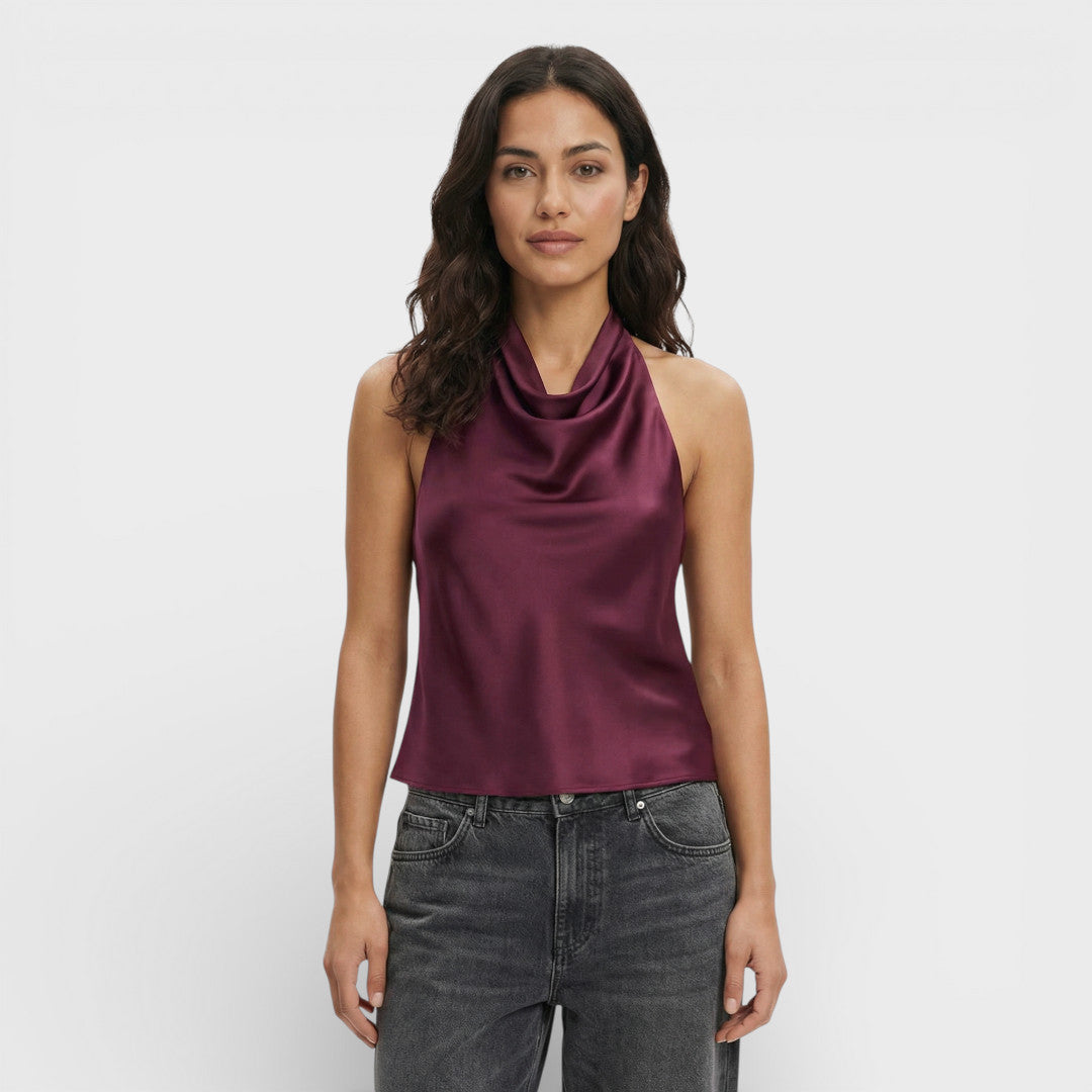 Top Halter Woman Backless