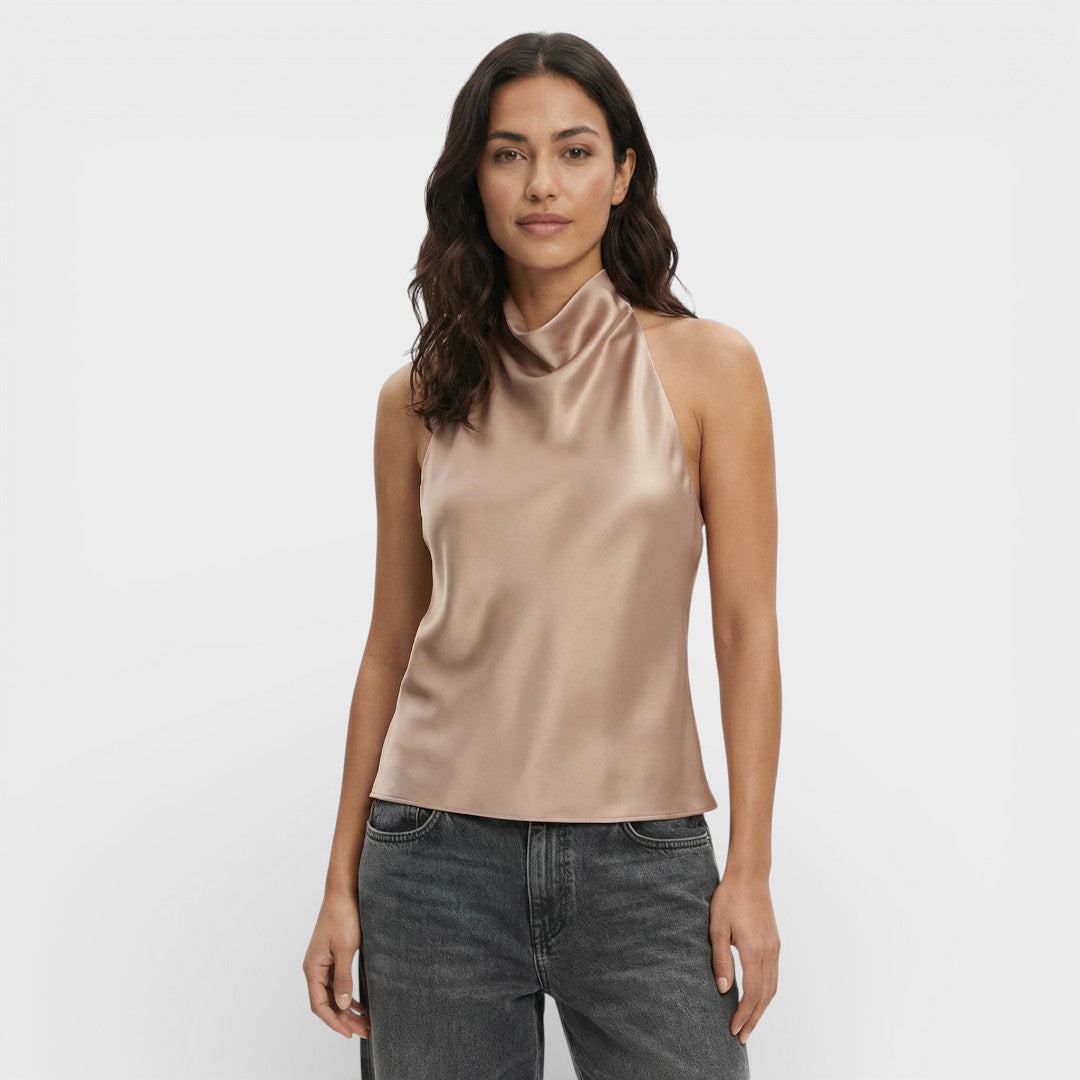Top Halter Woman Backless