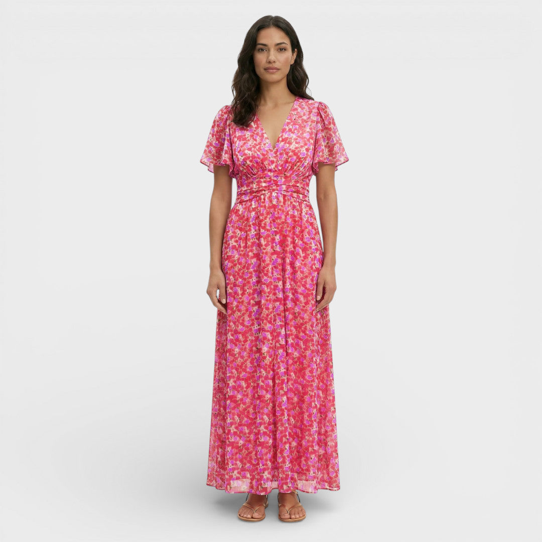 Elegant Long Floral Dress for Women