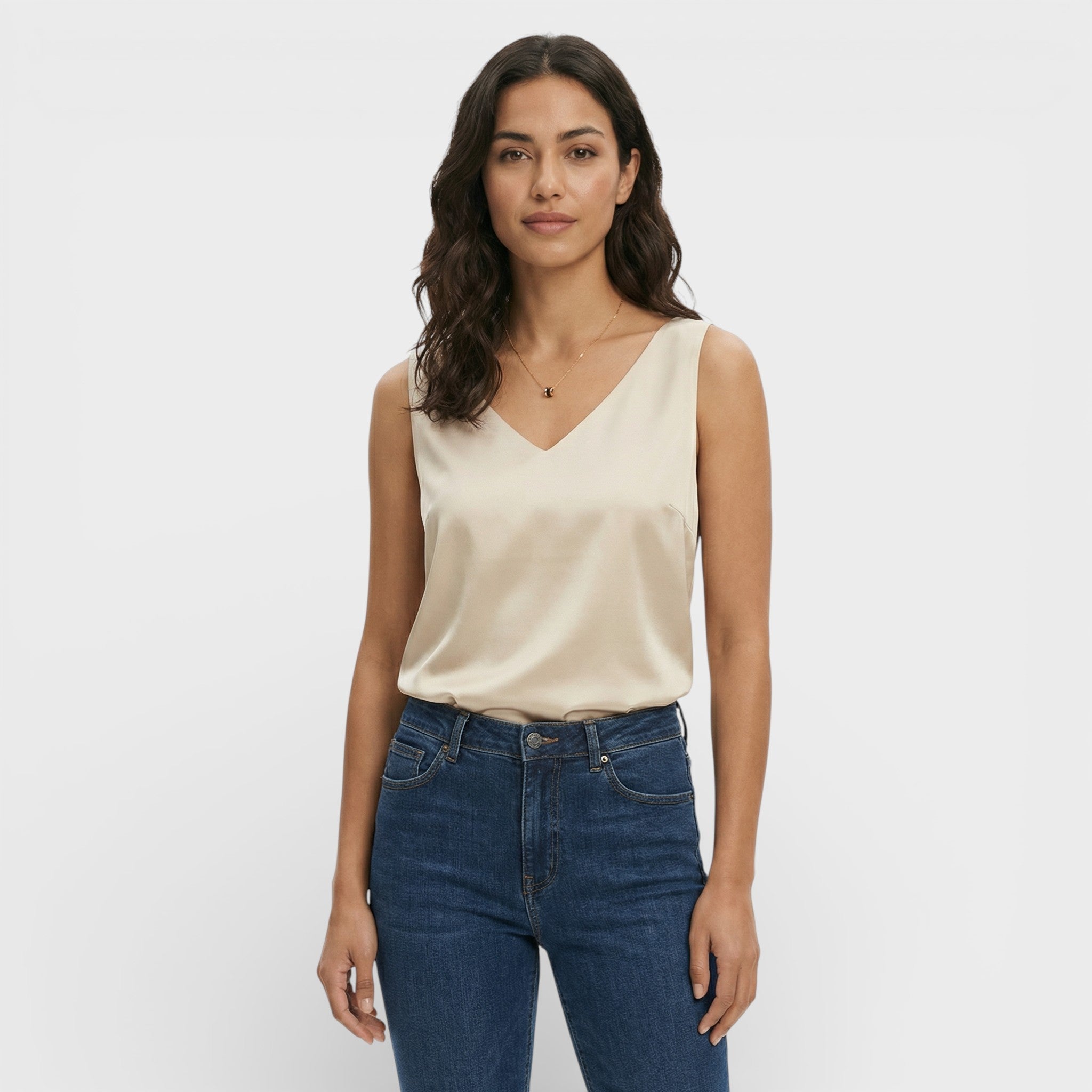 Elegant V-Neck Top for Women