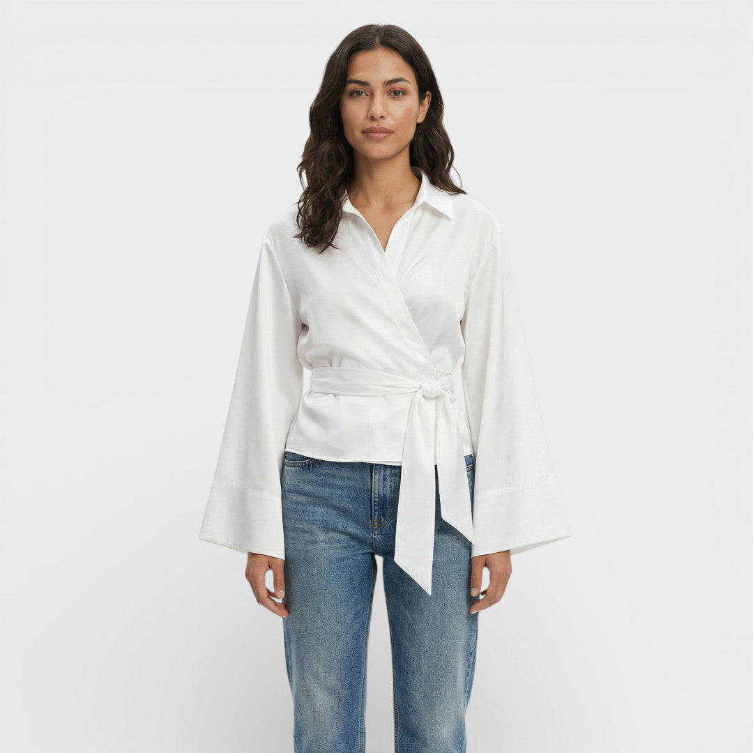 Elegant Women's Short Polo Shirt